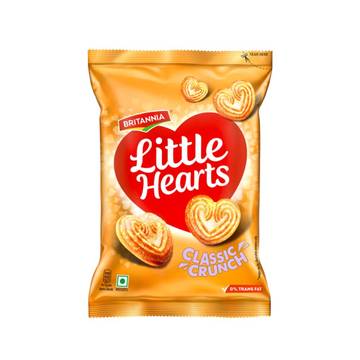 Britannia Little Hearts Classic Crunch Biscuit (70g)